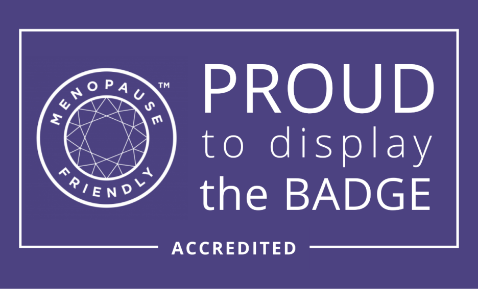 menopause friendly accredited badge
